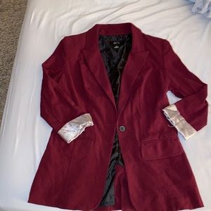 Burgundy Blazer